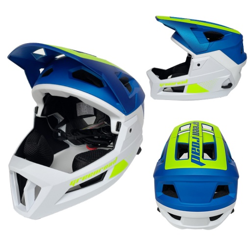 Cască MTB Full Face, Mountain Bike, Gri, Stil, Protecție și Performanță