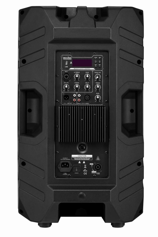 Sistem audio profesional Bluetooth cu design modern si performanta ridicata, potrivit pentru petreceri, conferinte si spectacole live.
