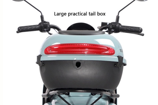 Electric scooter with pedals - MOPED 400W / 60V - 20A - speed, comfort and efficiency, with license, 60km battery autonomy - Img 15