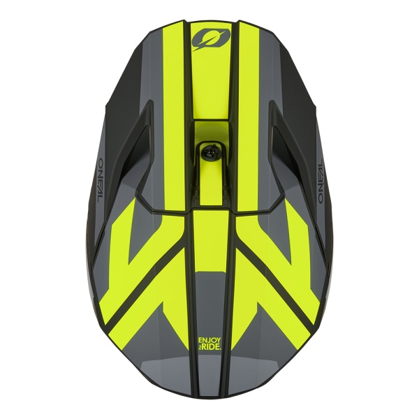 Motocross Helmet O'Neal 3SRS Attack Black/Grey/Yellow Fluo ECE 22.06 - Img 3