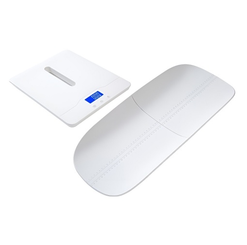 Multifunctional electronic scale for babies and children, with measuring tray, LCD screen, maximum load 100kg - Img 3
