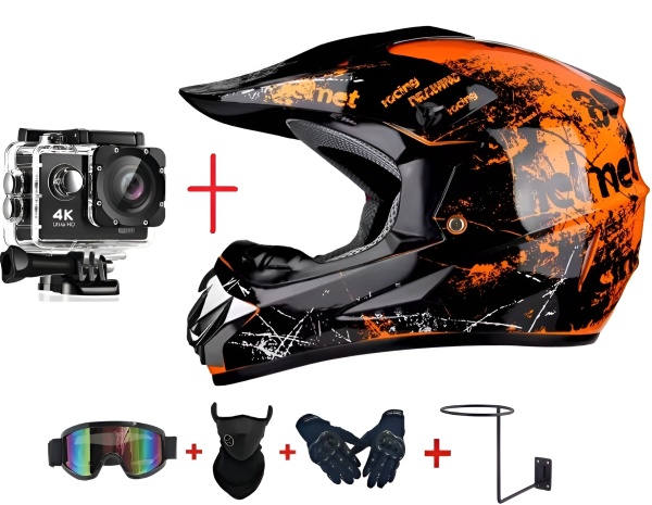 set-casca-cross-orange-strike-complet