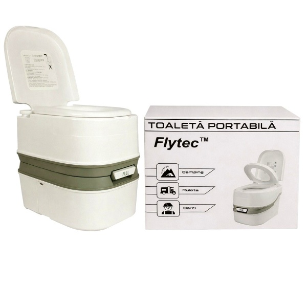 Ambalare colet cu toaletă portabilă 24L cu înălțimie de 42 cm Flytec