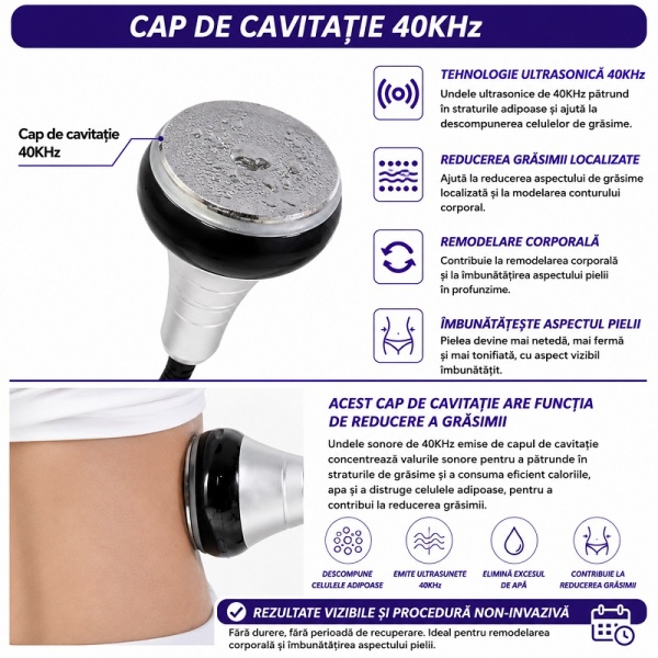 Professional 4-in-1 Body Reshaping Device – 40KHz Cavitation, Multipolar Radiofrequency and Anti-Cellulite Vacuum - Img 5