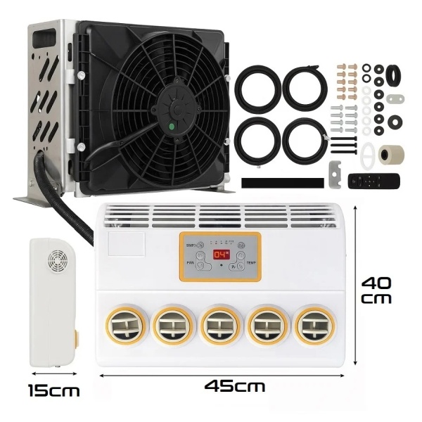 Unitate exterioară climă auto aluminiu 24v denisnetwork