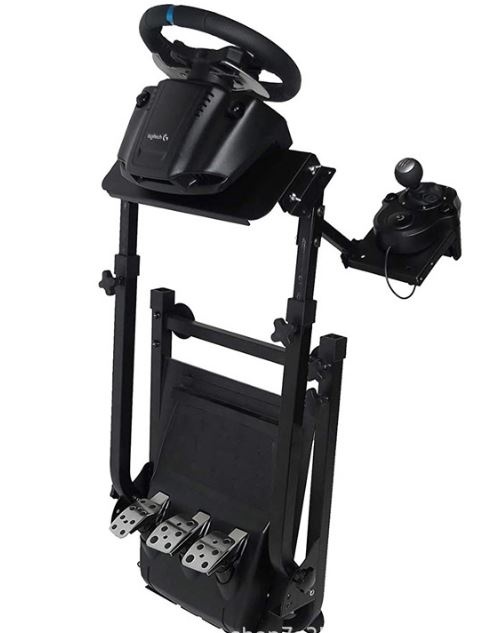 stand sim racing profesional metalic universal logitech g29 thrustmaster fanatec