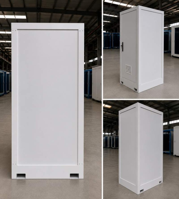 Toaleta modulara prefabricata cu design industrial modern, realizata pentru confort, durabilitate si integrare rapida in containere modulare sau spatii temporare.