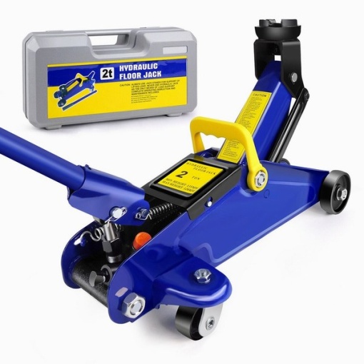 Cric hidraulic crocodil, cu carcasă PVC - ridicare 2 tone pentru vulcanizare, service auto - Breckner™
