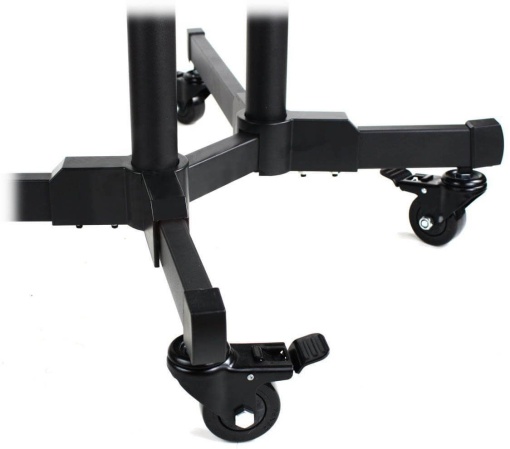 3-in-1 mobile stand/tripod/support for 32-65inch TV + Laptop + Webcam, with lockable wheels, for use at meetings, presentations, parties, etc. - Img 5