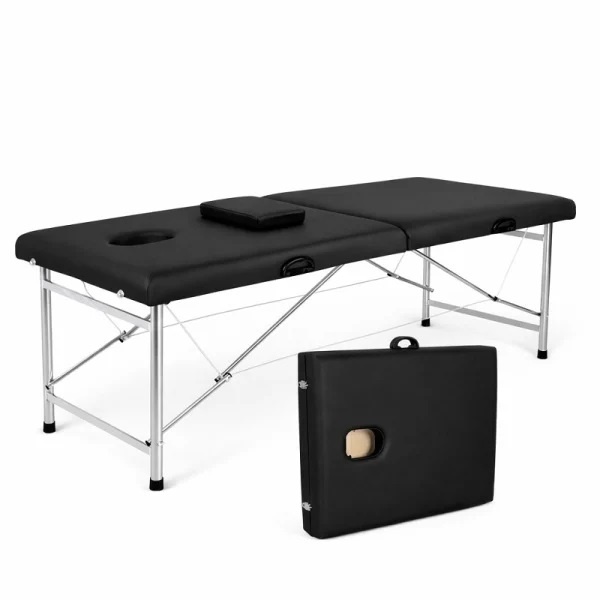 Cosmetic Eyelash Table and Professional Massage Bed 180x60 cm, Foldable, Portable, Support 160 kg – Dr.Denis™ - Img 5