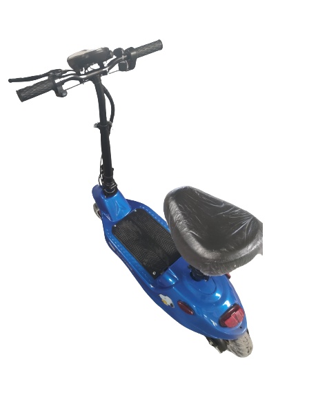 Electric scooter, foldable, 18 km/h 250w Dittom, Electric scooter for children, Brake and acceleration on the handlebar, Non-stick handles, Max load capacity 80 kg - Img 5