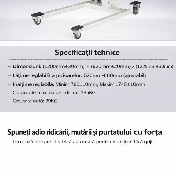 Elevator - Electric lift for immobilized patients max 185Kg DITTOM SafeLift 185 - Img 6
