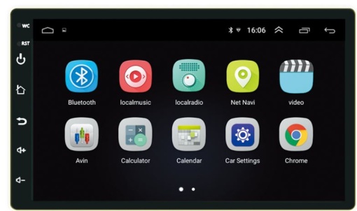 Navigație auto multimedia, 2 DIN, Android, GPS, Radio DVD Player Mp5, Video, 7 inch, WiFi
