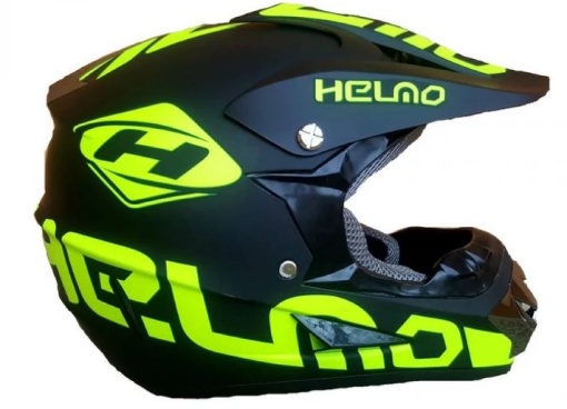 Pachet Cască Cross Negru/Verde Neon / Enduro / Atv/ Motocicletă + Mănuși + Ochelari + Cagulă și Suport de Perete- Flytec™