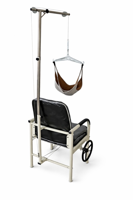 Adjustable cervical extension chair with head support and traction system - Img 6