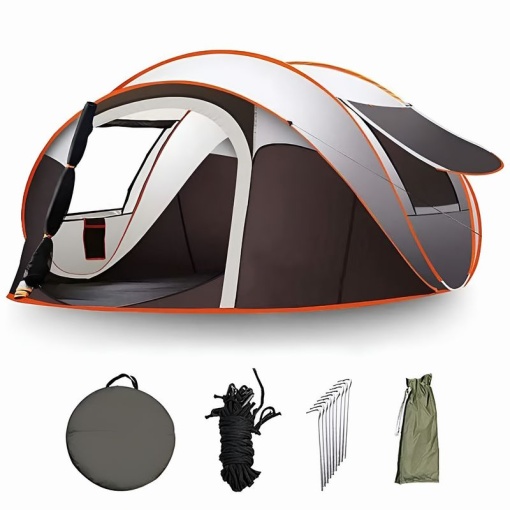 Cort 3 Persoane, Desfasurare Automata intr-o Secunda, Structura din Aluminiu / Munte / Aventura / Exterior / Drumetie