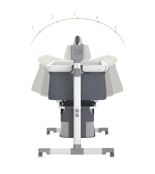 Pătuț electric cu plasă anti-insecte și spațiu de depozitare - Dr.Denis™