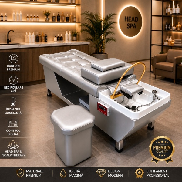 Pat Head SPA Profesional Premium, Wellness &amp; Scalp Therapy, Spălat Păr - Img 3