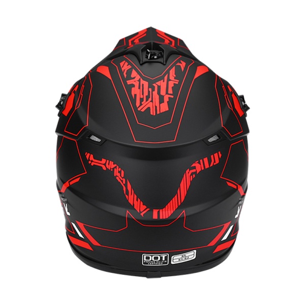 RedLine Moto Cross Helmet Set with Gloves, Goggles, Balaclava and Wall Mount for Motorcycles, Dirt Bike, Enduro, Atv, Size S, M, L, XL - Flytec - Img 3