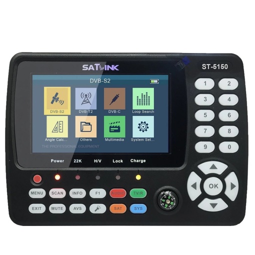 Aparat profesional de reglat orice antenă cu tuner inclus QPSK, 8PSK, 16APSK - SatLink™