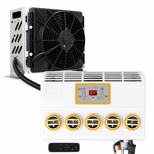 Aer condiționat auto 12V 24V de plafon 7000 BTU pentru camion, cabină TIR și autorulotă DenisNetwork