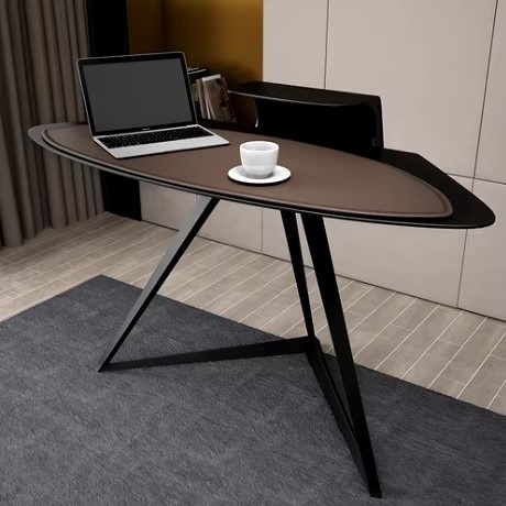Birou ergonomic pentru laptop, eleganță italiană minimalistă, dimensiuni compacte, confort
