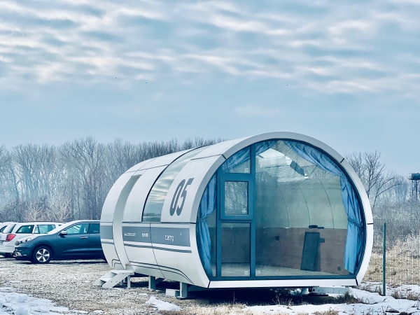 Casă modulară capsulă finisată, tip tinyhouse 33.1㎡ pentru locuit