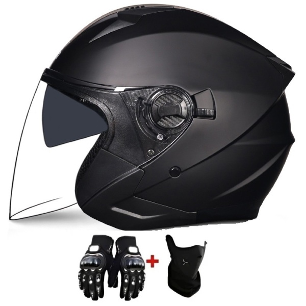 casca moto modulara flip up negru mat cu viziera dubla si ventilatie denisnetwork