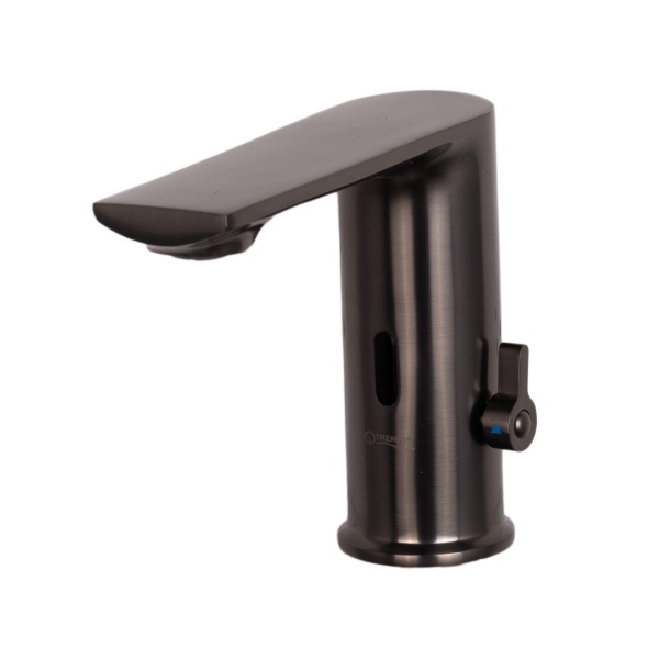 Robinet bazin smart cu finisaj gri premium, ideal pentru bai moderne