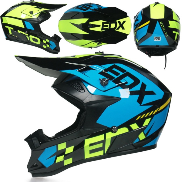 Vortex Premium Cross Helmet Set with Gloves, Goggles, Balaclava and Helmet Mount for Motorcycles, Enduro, ATV and Dirt Bike - Flytec™ - Img 2