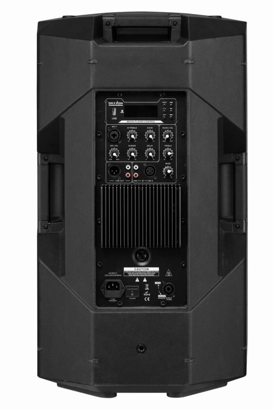 Sistem audio portabil profesional pentru evenimente, prezentari si activitati recreative, cu conectare rapida la telefoane, tablete si laptopuri prin Bluetooth.