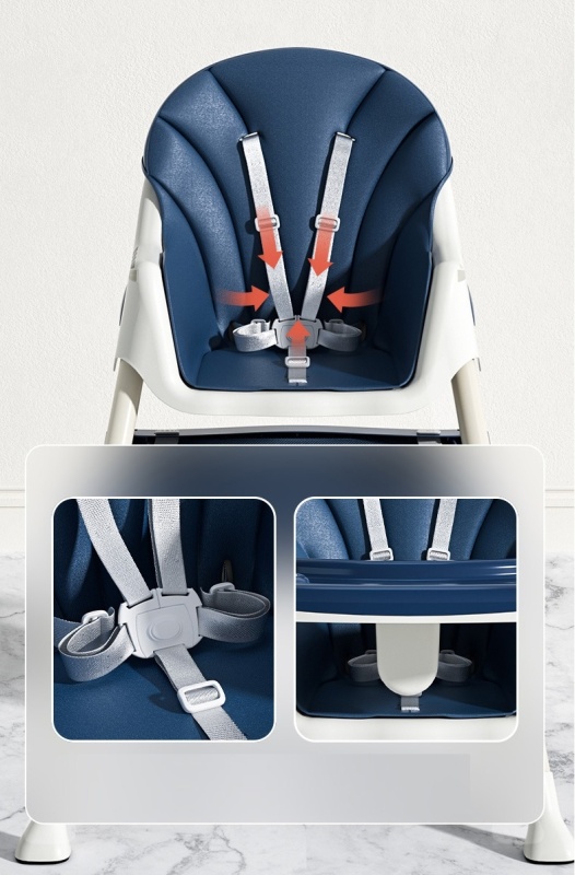 scaun bebe pliabil compact cu roti blocabile usor de mutat si depozitat acasa - Dr.Denis™