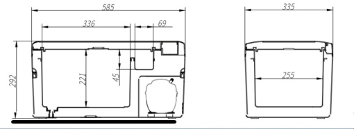 Schema Frigider portabil cu compresor pentru utilizare zilnică în mașină
