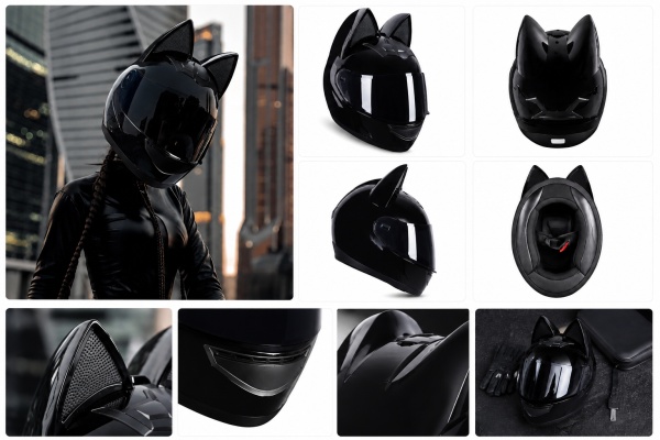 Cască Moto Integrală pentru Damă Full Face cu Vizieră Rabatabilă, Design Sport Aerodinamic, Ventilație Avansată și Căptușeală Confortabilă - Cască de Protecție pentru Motocicletă, Scuter și ATV - Img 2