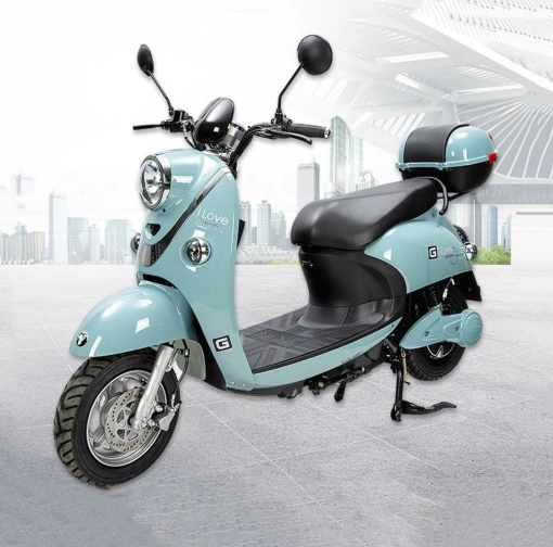 Electric scooter with pedals - MOPED 400W / 60V - 20A - speed, comfort and efficiency, with license, 60km battery autonomy - Img 9