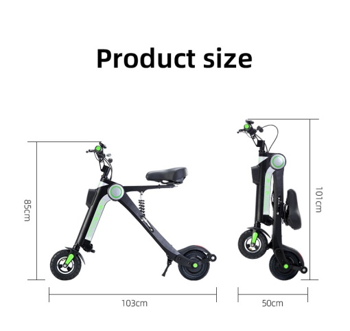 Trotineta ultra usoara si portabila, pentru adulti si copii, baterie Li-ion 7.5Ah