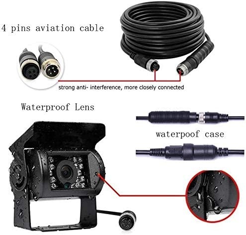 Full HD car monitor kit with 4 cameras and 7 inch screen - Img 9
