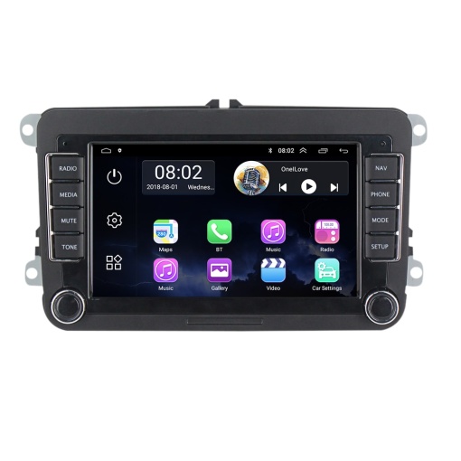 GPS навигация Android 1/16Gb - Volkswagen Golf 5 6 Passat B6 B7 CC Tiguan Touran Jetta Polo Skoda Octavia Superb Seat Leon, 7 инча, Carplay, USB, Wi-Fi, Bluetooth - Img 3