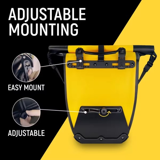 Geantă 20l - bicicletă /moped / scuter din poliester, reglabilă pe înălțime, 5 culori - Flytec™