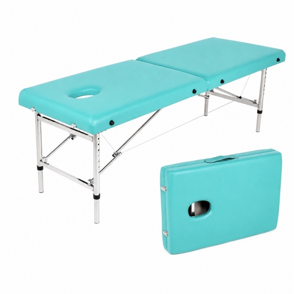 Professional Eyelash and Cosmetic Table, Portable Folding Massage Bed, Adjustable Height, Support 160 kg | Dr.Denis™ - Img 5
