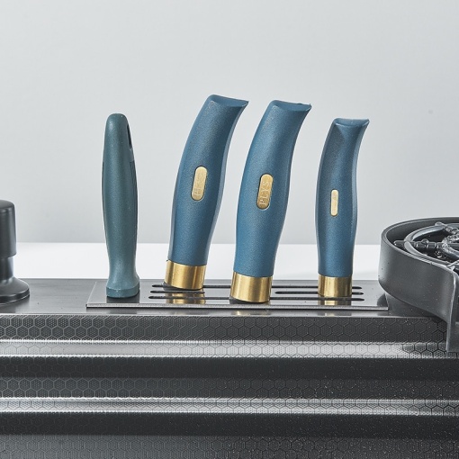 Uscator cutite chiuvetă bucătărie profesională inox gri design modern premium AlpinCool DenisNetwork