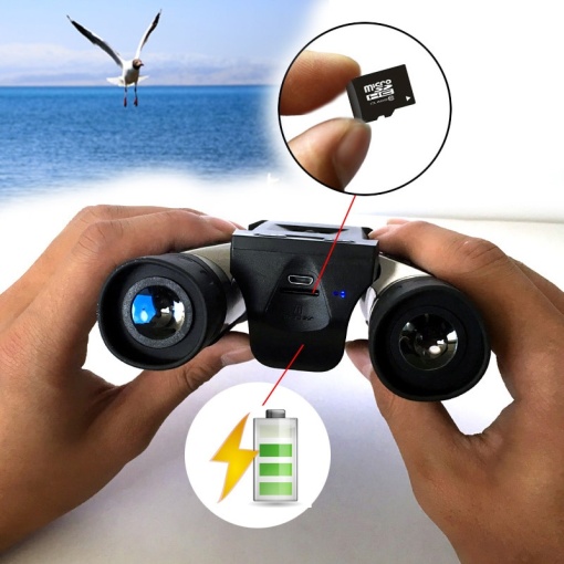 Binoclu cu ecran, filmare 48Mp, Zoom Optic 12x , Zoom Digital 32x, funcție înregistrare, pentru drumeții montane, spionaj, vânătoare