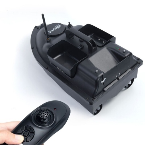 Barca/Navomodel Dittom T009 Premium pentru plantat momeala, 3cuve, autocorectare curs, telecomanda ergonomica