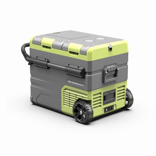 frigider auto compresor 45l bicameral cu roti denisnetwork