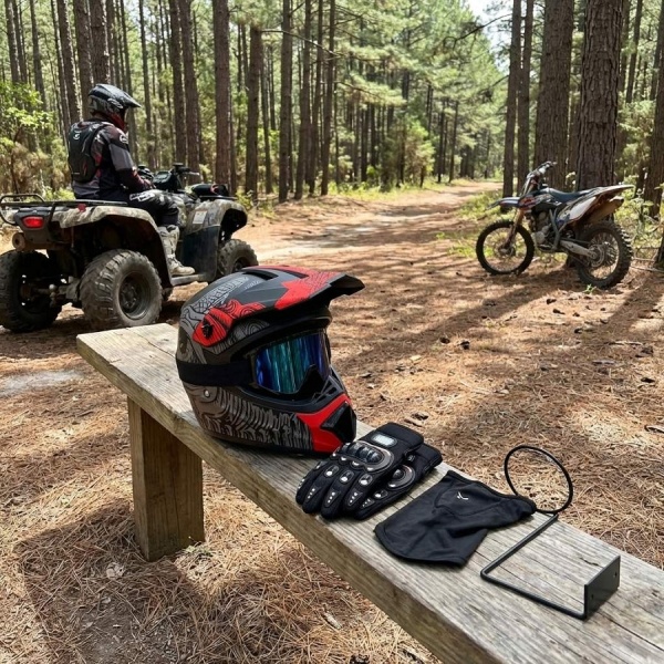 Set echipament motocross cască mănuși ochelari cagula pentru ATV enduro off road protecție completă - Flytec™
