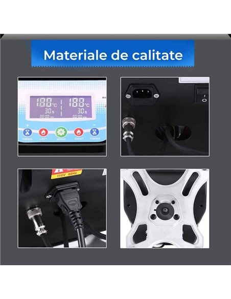 Double heat press for customizing mugs, glasses, working temperature up to 200C - Dittom™ - Img 4