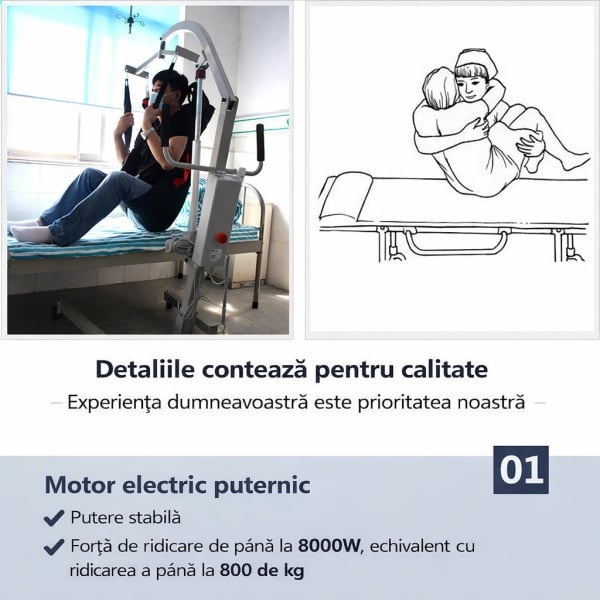Elevator - Electric lift for immobilized patients max 185Kg DITTOM SafeLift 185 - Img 4