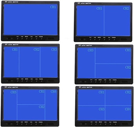 Full HD car monitor kit with 4 cameras and 7 inch screen - Img 10