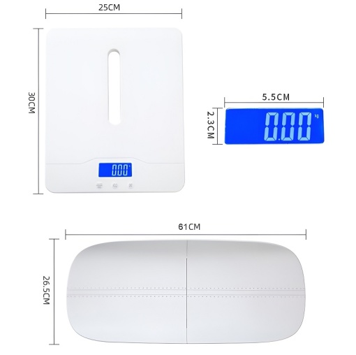 Cântar electronic multifuncțional, pentru bebeluși și copii