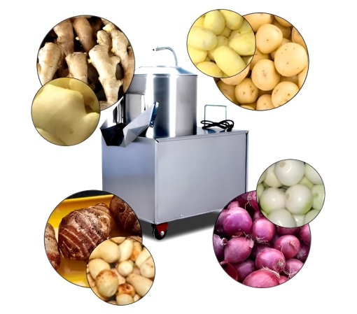 Professional Potato and Vegetable Peeler 200Kg/Hour, 1500W, Stainless Steel, 20Kg Capacity – HoReCa Electric Machine for Restaurants and Catering | Dr.Denis™ - Img 3
